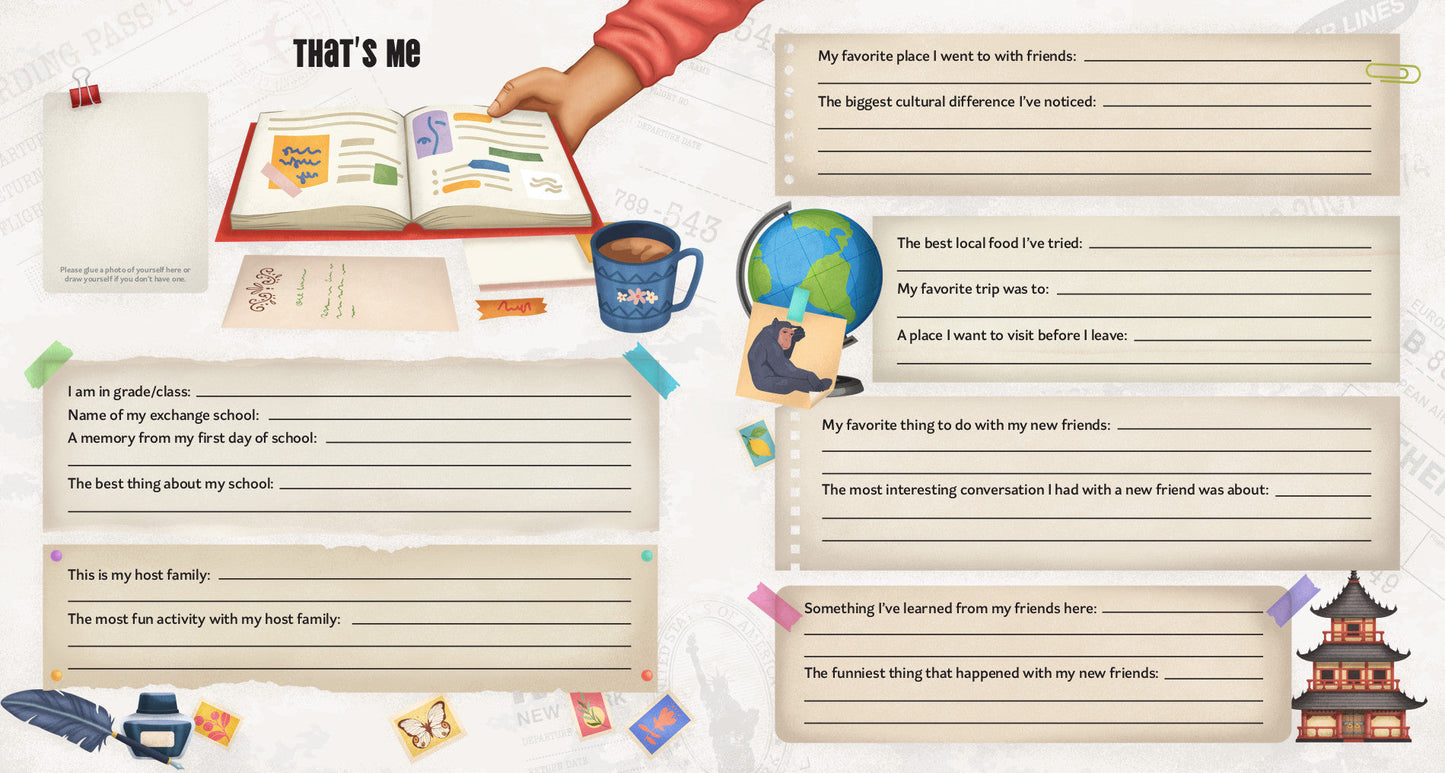 Friends Without Borders - My Exchange Student Scrapbook